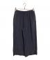 Drawer（ドゥロワー）の古着「FALL1 シルクジョーゼットドローストパンツ」｜ネイビー