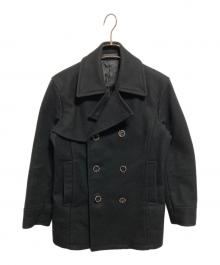 Pherrow's（フェローズ）の古着「ウール メルトン Pコート」｜ブラック