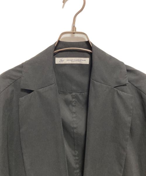 journal standard luxe（ジャーナルスタンダード ラックス）journal standard luxe (ジャーナルスタンダード ラックス) ツイルピーチ ガウンジャケット ブラック サイズ:-の古着・服飾アイテム