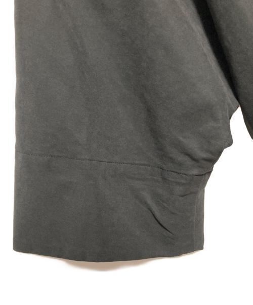 journal standard luxe（ジャーナルスタンダード ラックス）journal standard luxe (ジャーナルスタンダード ラックス) ツイルピーチ ガウンジャケット ブラック サイズ:-の古着・服飾アイテム