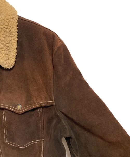 TOWN CRAFT（タウンクラフト）TOWN CRAFT (タウンクラフト) スウェードランチジャケット ブラウン サイズ:42の古着・服飾アイテム