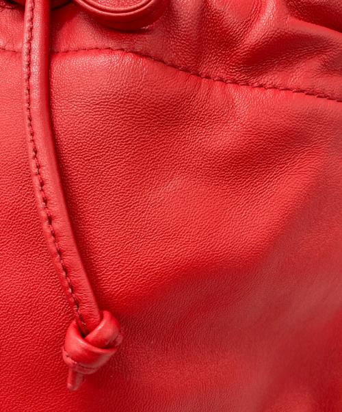 POLO RALPH LAUREN（ポロ・ラルフローレン）POLO RALPH LAUREN (ポロ・ラルフローレン) 巾着ショルダーバッグ レッドの古着・服飾アイテム