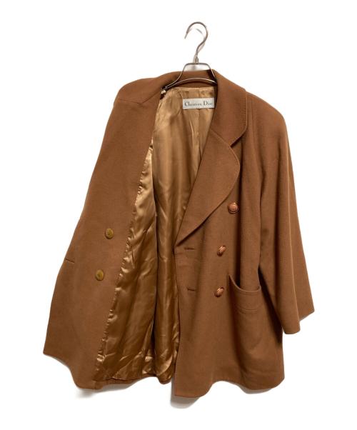 Christian Dior（クリスチャン ディオール）Christian Dior (クリスチャン ディオール) カシミヤコート ブラウン サイズ:9の古着・服飾アイテム