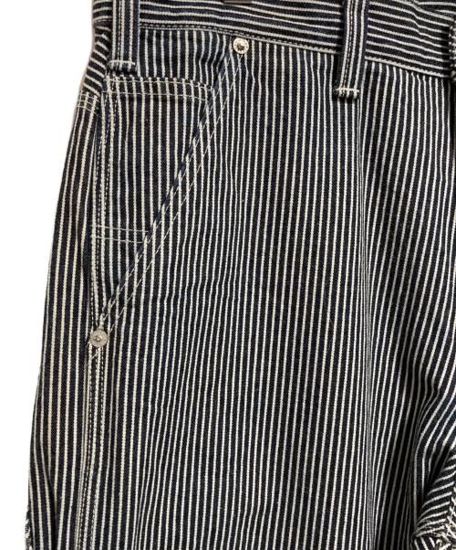 KOJIMA GENES（コジマジーンズ）KOJIMA GENES (コジマジーンズ) ヒッコリー ペインターデニムパンツ ブラック サイズ:W36の古着・服飾アイテム