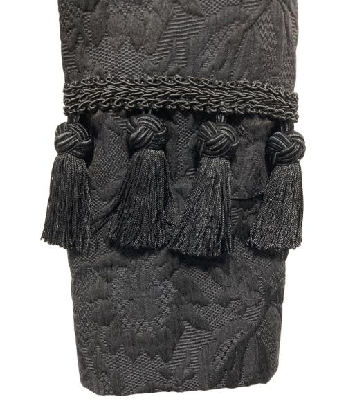 DOLCE & GABBANA（ドルチェ＆ガッバーナ）DOLCE & GABBANA (ドルチェ＆ガッバーナ) ジャガードフリンジレースジャケット ブラック サイズ:40の古着・服飾アイテム