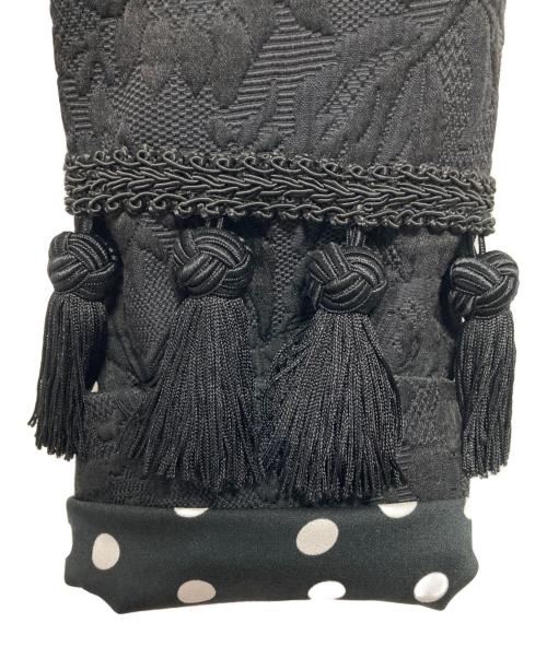 DOLCE & GABBANA（ドルチェ＆ガッバーナ）DOLCE & GABBANA (ドルチェ＆ガッバーナ) ジャガードフリンジレースジャケット ブラック サイズ:40の古着・服飾アイテム