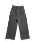 Edition (エディション) ガーメントウォッシュ ワイドパンツ グレー サイズ:36：5000円