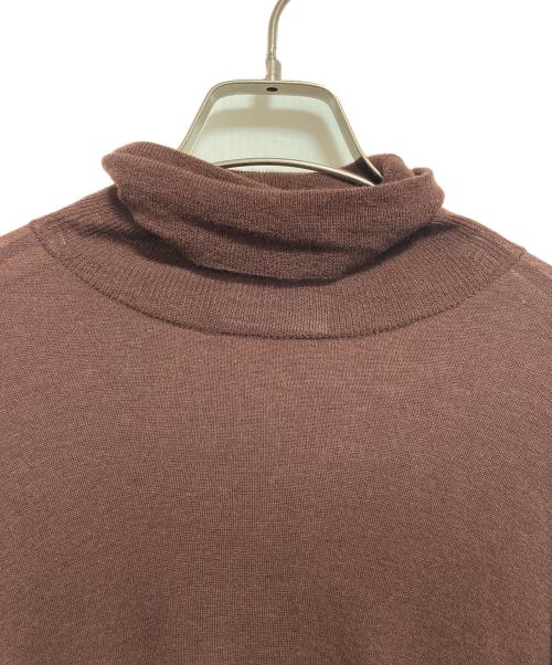 SLOBE IENA（スローブ イエナ）SLOBE IENA (スローブ イエナ) スイビワイドシルエットタートルプルオーバー ブラウン サイズ:FREEの古着・服飾アイテム