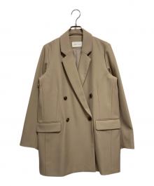 CAPRICIEUX LE'MAGE（カプリシューレマージュ）の古着「Wテーラードジャケット」｜ベージュ