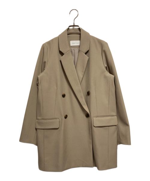 CAPRICIEUX LE'MAGE（カプリシューレマージュ）CAPRICIEUX LE'MAGE (カプリシューレマージュ) Wテーラードジャケット ベージュ サイズ:FREEの古着・服飾アイテム
