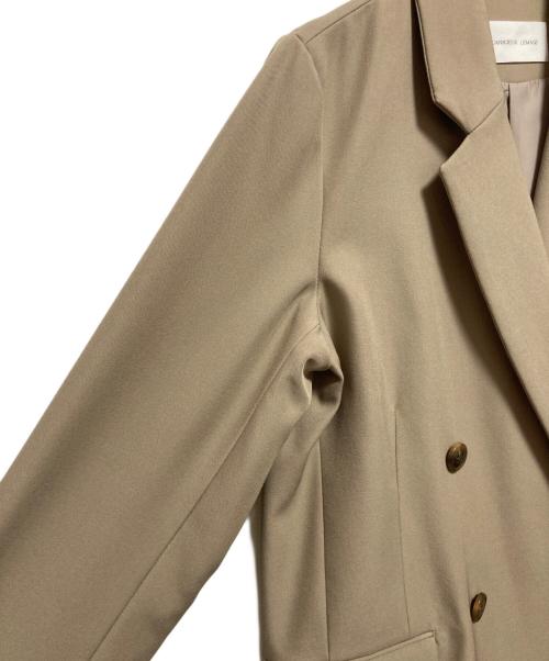 CAPRICIEUX LE'MAGE（カプリシューレマージュ）CAPRICIEUX LE'MAGE (カプリシューレマージュ) Wテーラードジャケット ベージュ サイズ:FREEの古着・服飾アイテム
