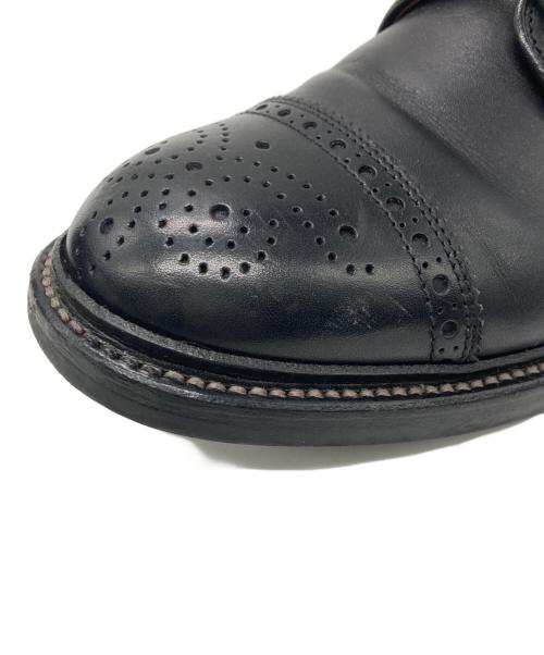 SHETLAND FOX（シェットランドフォックス）SHETLAND FOX (シェットランドフォックス) ハンプトン メダリオン シューズ ブラック サイズ:7ｂの古着・服飾アイテム