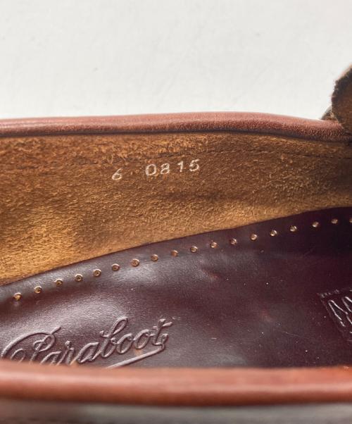 PARABOOT（パラブーツ）PARABOOT (パラブーツ) CORAUX ペニーローファー ブラウン サイズ:6の古着・服飾アイテム