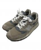 NEW BALANCEニューバランス）の古着「U998GR ローカットスニーカー」｜グレー