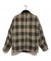 stussy (ステューシー) 00'sボアチェックジャケット ブラウン×ブラック サイズ:M：5000円