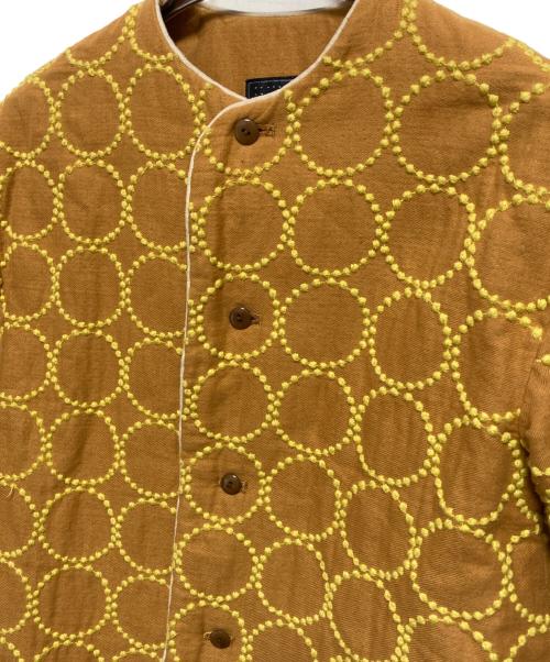 mina perhonen（ミナ ペルホネン）mina perhonen (ミナ ペルホネン) タンバリンコート ベージュ サイズ:110CMの古着・服飾アイテム