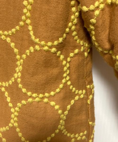 mina perhonen（ミナ ペルホネン）mina perhonen (ミナ ペルホネン) タンバリンコート ベージュ サイズ:110CMの古着・服飾アイテム