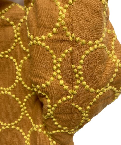 mina perhonen（ミナ ペルホネン）mina perhonen (ミナ ペルホネン) タンバリンコート ベージュ サイズ:110CMの古着・服飾アイテム