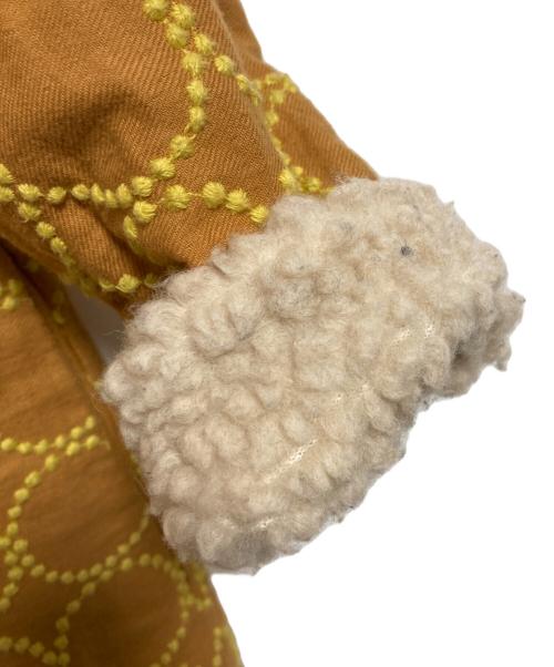 mina perhonen（ミナ ペルホネン）mina perhonen (ミナ ペルホネン) タンバリンコート ベージュ サイズ:110CMの古着・服飾アイテム