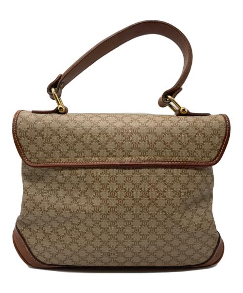 CELINE（セリーヌ）CELINE (セリーヌ) マカダムハンドバッグ ベージュの古着・服飾アイテム