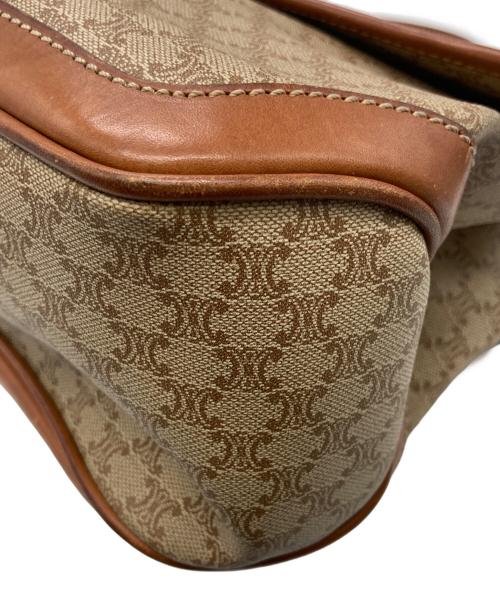 CELINE（セリーヌ）CELINE (セリーヌ) マカダムハンドバッグ ベージュの古着・服飾アイテム