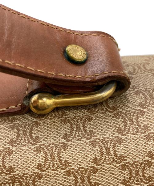 CELINE（セリーヌ）CELINE (セリーヌ) マカダムハンドバッグ ベージュの古着・服飾アイテム