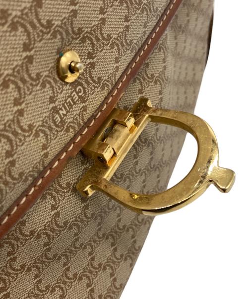 CELINE（セリーヌ）CELINE (セリーヌ) マカダムハンドバッグ ベージュの古着・服飾アイテム