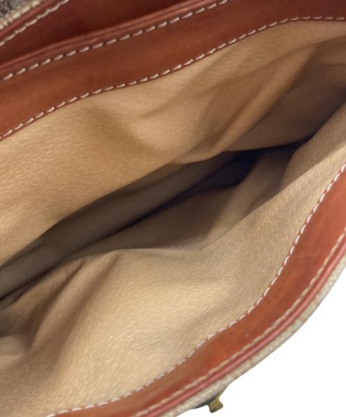 CELINE（セリーヌ）CELINE (セリーヌ) マカダムハンドバッグ ベージュの古着・服飾アイテム