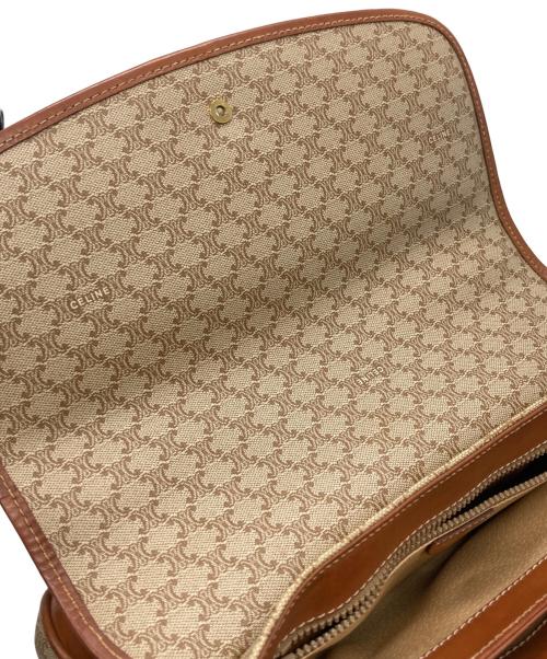 CELINE（セリーヌ）CELINE (セリーヌ) マカダムハンドバッグ ベージュの古着・服飾アイテム