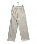 Spick and Spanスピック＆スパン）の古着「5 1/2 PAINTER DENIM」｜ベージュ