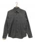 theory（セオリー）の古着「Wool Shirt Check Irving Shirt」｜グレー