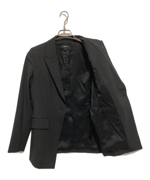 theory（セオリー）theory (セオリー) Traceable Wool Etiennette Blazer ブラック サイズ:2の古着・服飾アイテム