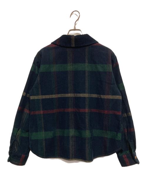 Pal'las Palace（パラスパレス）PAL'LAS PALACE (パラスパレス) タータンチェックコーデュロイシャツ グリーン サイズ:3の古着・服飾アイテム