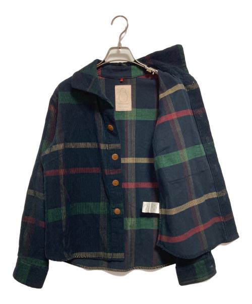 Pal'las Palace（パラスパレス）PAL'LAS PALACE (パラスパレス) タータンチェックコーデュロイシャツ グリーン サイズ:3の古着・服飾アイテム