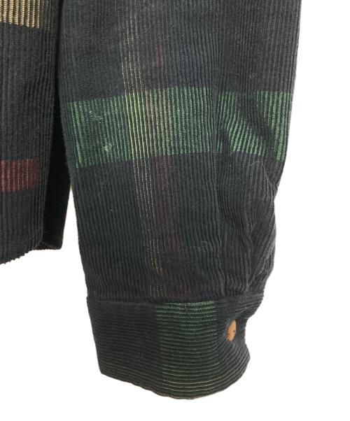 Pal'las Palace（パラスパレス）PAL'LAS PALACE (パラスパレス) タータンチェックコーデュロイシャツ グリーン サイズ:3の古着・服飾アイテム