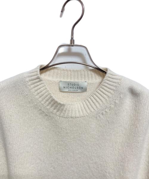 STUDIO NICHOLSON（スタジオ ニコルソン）STUDIO NICHOLSON (スタジオ ニコルソン) YOCTO OVERSIZED UNISEX KNIT ベージュ サイズ:FREEの古着・服飾アイテム
