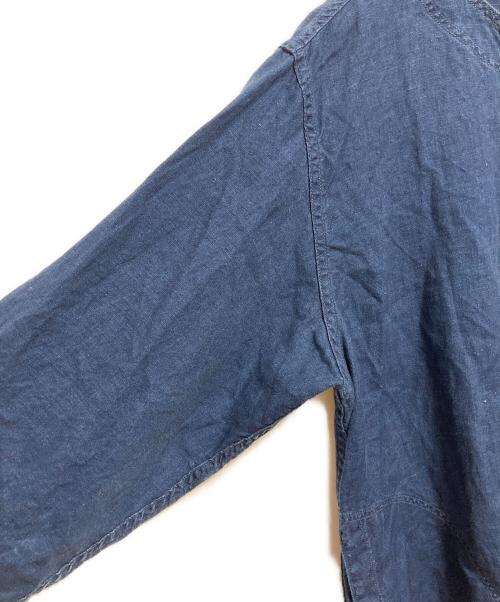 orSlow（オアスロウ）orSlow (オアスロウ) インディゴリネンプルオーバーシャツ インディゴ サイズ:1の古着・服飾アイテム