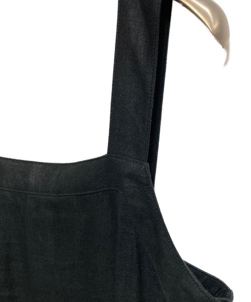 SINME（シンメ）SINME (シンメ) ジャンパースカート ブラック サイズ:Mの古着・服飾アイテム