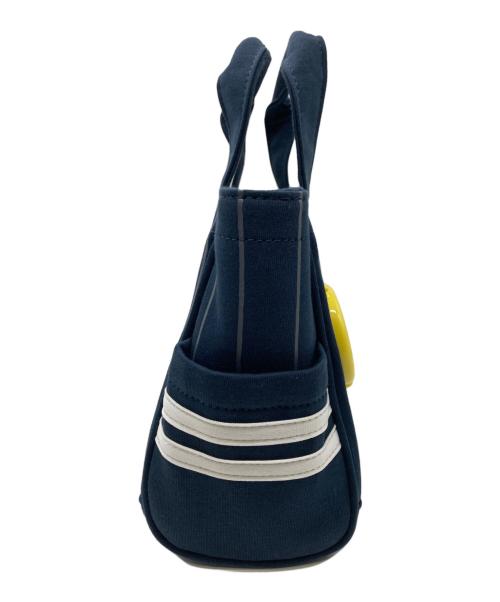 PEARLY GATES（パーリーゲイツ）PEARLY GATES (パーリーゲイツ) ピンストライプ柄裏毛カートバッグ ネイビー 未使用品の古着・服飾アイテム