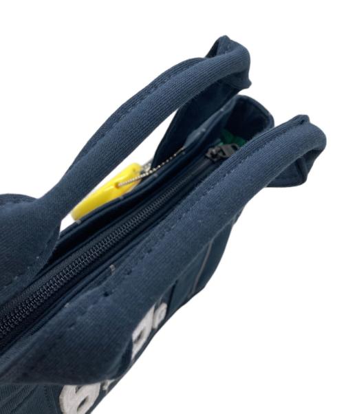 PEARLY GATES（パーリーゲイツ）PEARLY GATES (パーリーゲイツ) ピンストライプ柄裏毛カートバッグ ネイビー 未使用品の古着・服飾アイテム