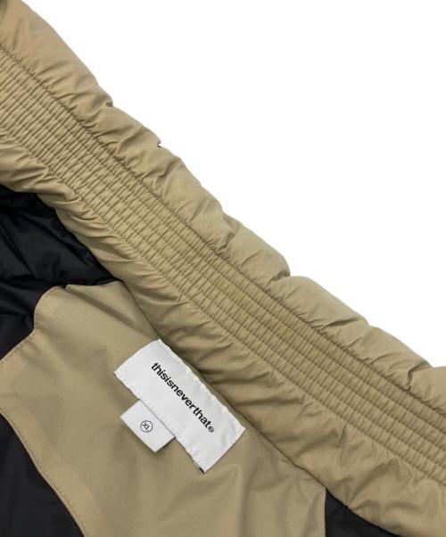 thisisneverthat（ディスイズネバーザット）thisisneverthat (ディスイズネバーザット) Down Blouson ベージュ サイズ:XLの古着・服飾アイテム