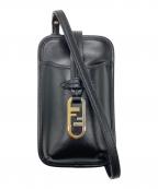 FENDIフェンディ）の古着「フォンポーチ/スマホショルダー/ショルダーポーチ」｜ブラック