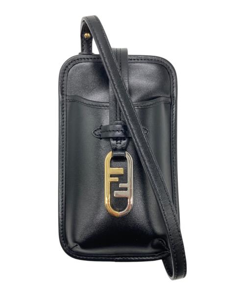 FENDI（フェンディ）FENDI (フェンディ) フォンポーチ/スマホショルダー/ショルダーポーチ ブラックの古着・服飾アイテム