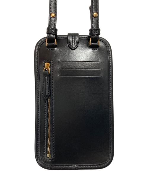 FENDI（フェンディ）FENDI (フェンディ) フォンポーチ/スマホショルダー/ショルダーポーチ ブラックの古着・服飾アイテム