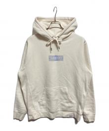 SAMPLES（サンプルズ）の古着「ボックスロゴ プルオーバーパーカー」｜ベージュ