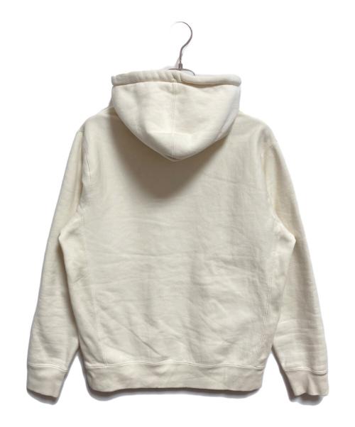 SAMPLES（サンプルズ）samples (サンプルズ) ボックスロゴ プルオーバーパーカー ベージュ サイズ:Mの古着・服飾アイテム
