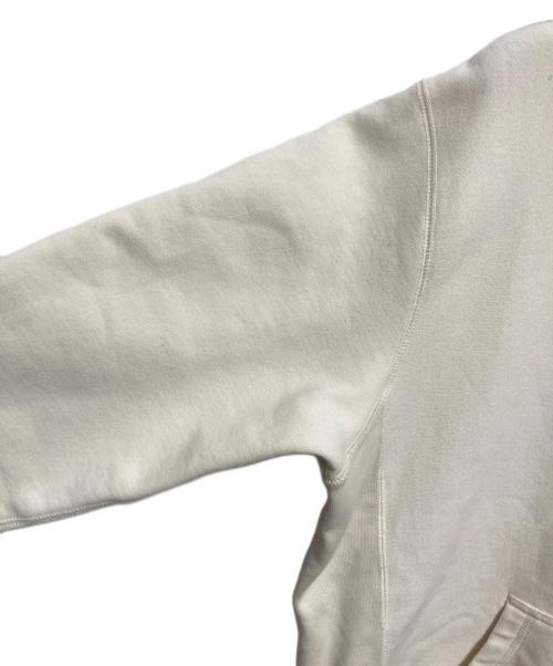 SAMPLES（サンプルズ）samples (サンプルズ) ボックスロゴ プルオーバーパーカー ベージュ サイズ:Mの古着・服飾アイテム