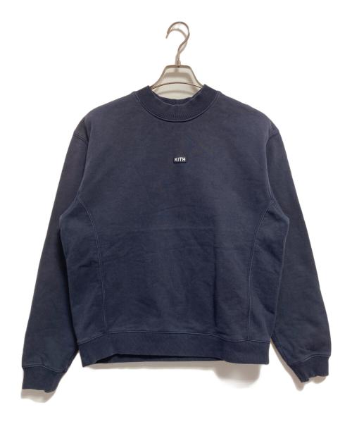 KITH（キス）KITH (キス) スモールボックスロゴスウェット ネイビー サイズ:Mの古着・服飾アイテム
