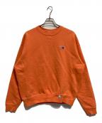 RUSSELL ATHLETIC×KITHラッセルアスレチック×キス）の古着「クルーネックスウェット」｜オレンジ
