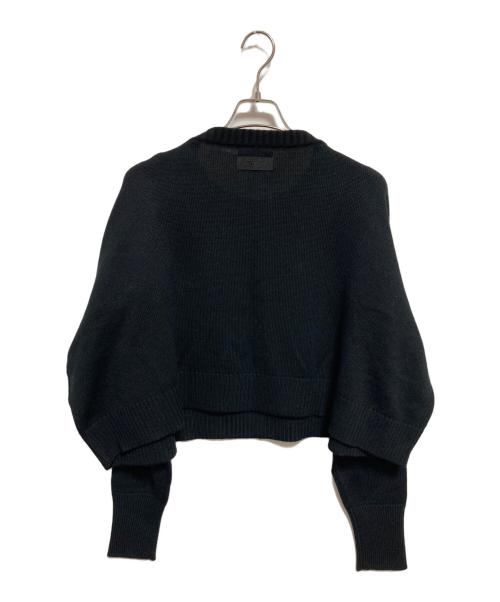DIESEL（ディーゼル）DIESEL (ディーゼル) 総柄ニット ブラック サイズ:L 未使用品の古着・服飾アイテム